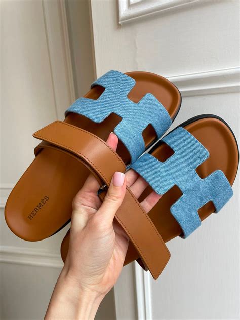 hermes chypre sandals denim|hermes chypre sandals men.